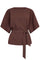 Freya Tie Top | Brun | Bluse fra French Laundry