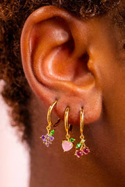 Fruit Earrings | Grapes | Øreringe med sten fra Birdsong