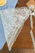 Lace Scarf | White | Tørklæde fra Avery