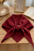 Wooly Wilma Triangle Scarf | Bordeaux