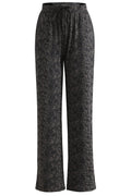 Alma Wide Pants | Schwarzgraue Spitze | Hose von Liberté