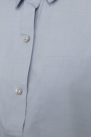 Flynn Sh 207634 | Zen Blue | Shirt fra Freequent