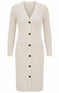 Madis Knit Dress | White