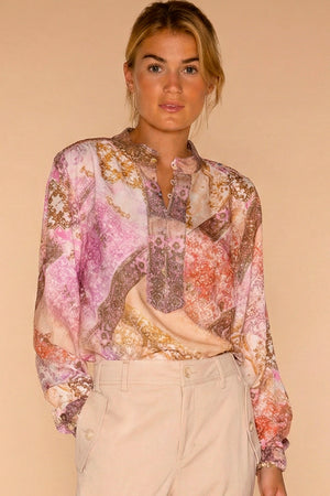 Sikka blouse | CoralPrint | Skjorte fra Gustav