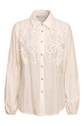 Susanne LS Shirt | White – nedsat