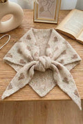 Heart Triangle Scarf | Cream