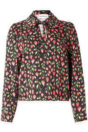 Laura Blouse | Space strawberry | Bluse fra Helmstedt