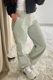 Milkboy Cargo Pocket Jeans | Dusty Blue | Bukser fra Co'couture