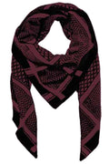 Imperial Scarf | Dark red combi | Tørklæde fra French Laundry
