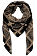 Imperial Scarf | Desert brown combi | Tørklæde fra French Laundry