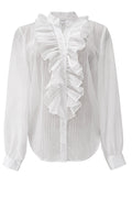 Filippa Ls Frill Shirt 22483 | White | Liberté – nedsat
