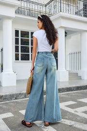 Jade Wide leg jeans  | Lyseblå | Jeans fra Avery