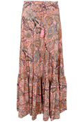 Luna Maxi Frill Skirt | Imperial Rose