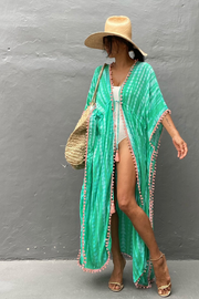 Mermaid Melody  | Green Tiedye | Kimono fra Statebird