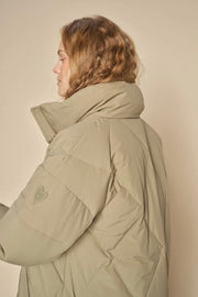 Ahla Long Down Jacket  | Mermaid | Jakke fra Mos Mosh