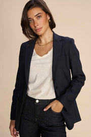 Mary Night Blazer | Navy | Blazer fra Mos Mosh