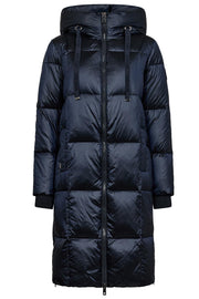 Nova Metallic Down Jacket  | Salute Navy | Jakke fra Mos Mosh