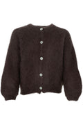 Bjoerk Knit Cardigan 1264 | Coffee | Black Colour