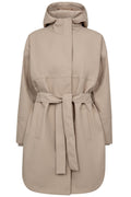 Storm Ja Belt 121693 | Simply Taupe | Jakke fra Freequent