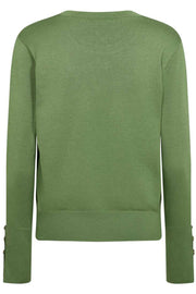 Katie Pullover | Piquant Green | Bluse fra Freequent