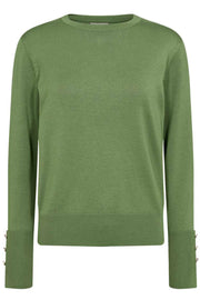 Katie Pullover | Piquant Green | Bluse fra Freequent