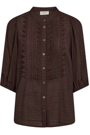 Shu Blouse | Coffee Bean | Bluse fra Freequent