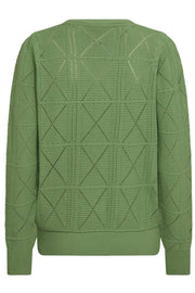 Dodo Pullover | Piquant Green | Bluse fra Freequent