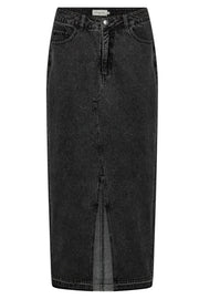 Charlee Long Skirt | Black | Nederdel fra Copenhagen Muse