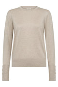 Katie Pullover | Moonbeam melange | Strik fra Freequent