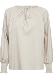 Bliss Blouse | Moonbeam | Bluse fra Freequent