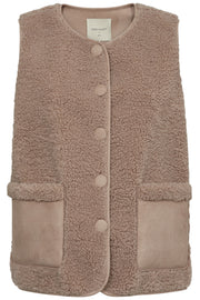 Lamby Waistcoat 203595 | Simply Taupe | Vest fra Freequent