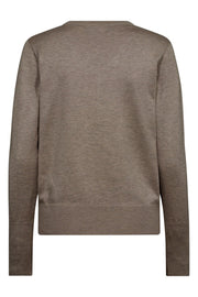 Katie Pullover 204447 | Desert Taupe Melange | Strik fra Freequent