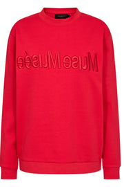 Eva Sweatshirt | Goji Berry | Bluse fra Copenhagen Muse