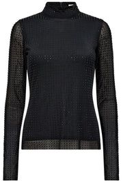 Storno Tee | Mesh bluse fra Copenhagen Muse