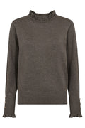 Katie Pullover | Morel Melange | Strik fra Freequent
