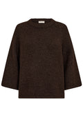 Grslulu Pullover | Mole Melange | Strik fra Freequent