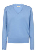 Katie Pullover 206463 | Vista Blue | Strik fra Freequent – nedsat
