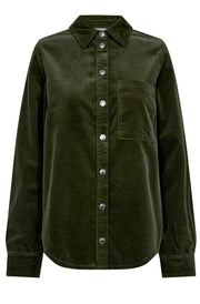 Cordy Shirt 206697 | Kombu Green | Shirt fra Freequent