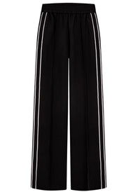 Sofia Pants 207157 | Black W. Star Off-White | Bukser fra Freequent