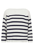 Sana Pullover 207585 | Star Off-White W. Navy Blazer | Strik fra Freequent – nedsat
