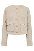 Zale Jacket 207598 | Silver Mink Melange | Jakke fra Freequent
