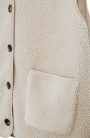 Teddy Waistcoat | Moonbeam | Vest fra Freequent