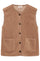 Teddy Waistcoat | Desert Taupe | Vest fra Freequent