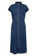 Alia Dress 207629 | Medium Blue Denim | Kjole fra Freequent – nedsat