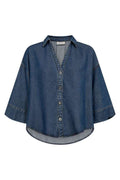 Milo Shirt 207843 | Medium Blue Denim | Skjorte fra Freequent