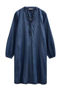Wilke Dress 208070 | Medium Blue Denim | Kjole fra Freequent
