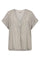 Esoliva Blouse 208170 | Silver Mink W. Star Off-White | Bluse fra Freequent