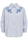 Esevalina Shirt 211365 | Star Off-White W. Della R Blue | Skjorte fra Freequent