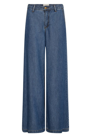 Milo Pants 211373 | Medium Blue Denim | Bukser fra Freequent