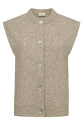 Alpa Vest 211502 | Silver Mink Melange | Vest fra Freequent